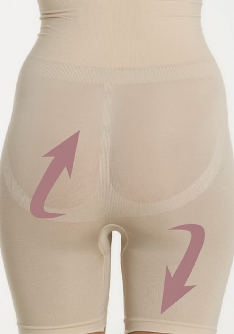 Göbek Sıkılaştırıcı Paçalı Korse Polyamide Elastan Miss Fit 1205 - Ten