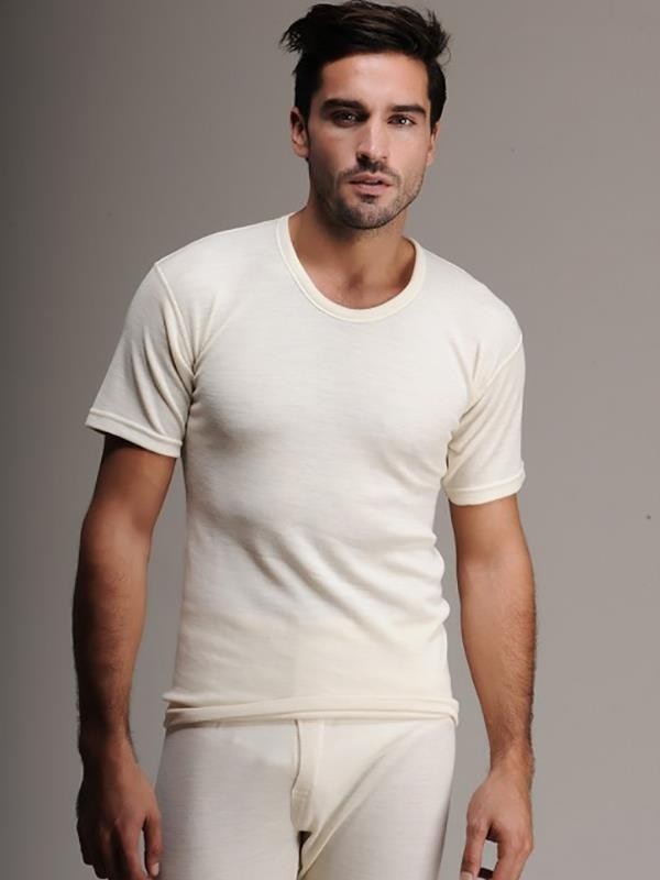 Avustralya Merinos Yünü Termal Fanila Has Yün E200 - Ekru