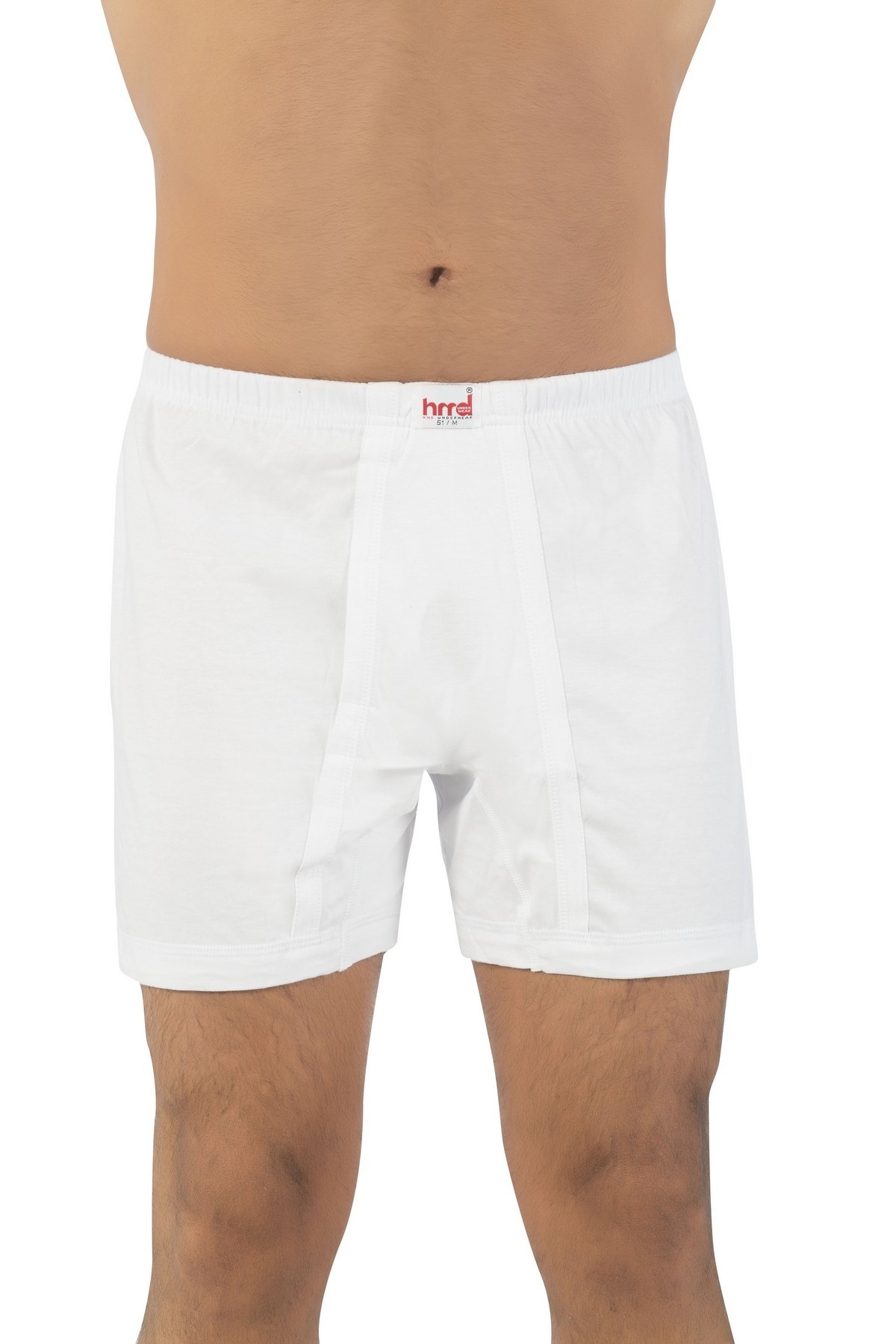Pamuklu Esnek Bel Lastiği Boxer HMD 201 - Beyaz
