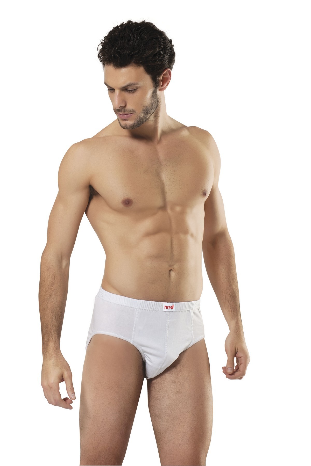 Pamuklu Kompakt Kesim Erkek Slip HMD 200 - Beyaz