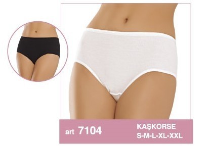 Yüksek Bel Pamuk Külot Bato Erdem 7104 - Beyaz