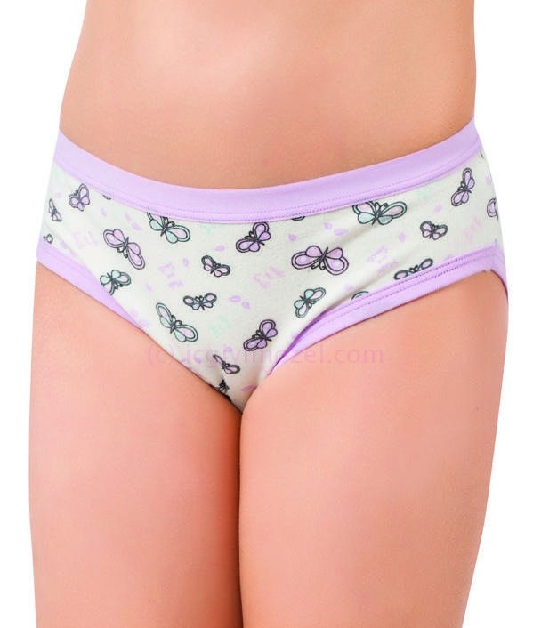 Pamuklu Baskılı Slip Külot 6'lı Paket Öztaş 4727 - Renkli