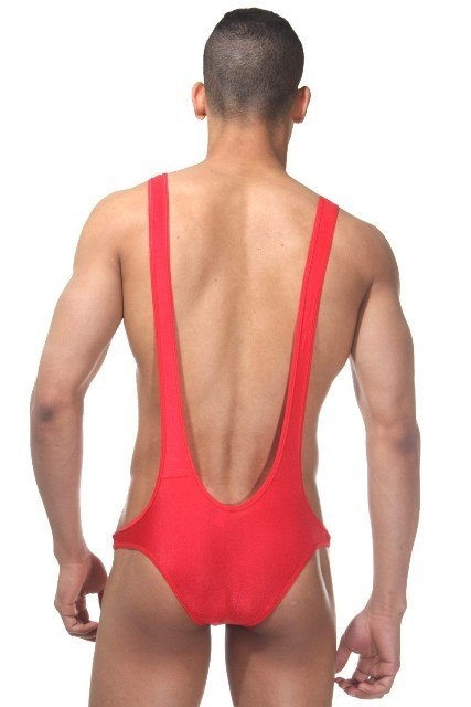 La Blinque Fantazi Erkek Güreşci Body 15015 - Kırmızı