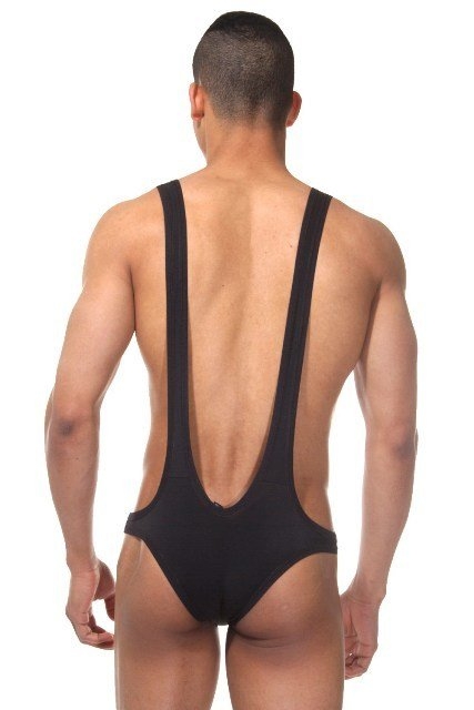 La Blinque Fantazi Erkek Güreşci Body 15016 - Siyah