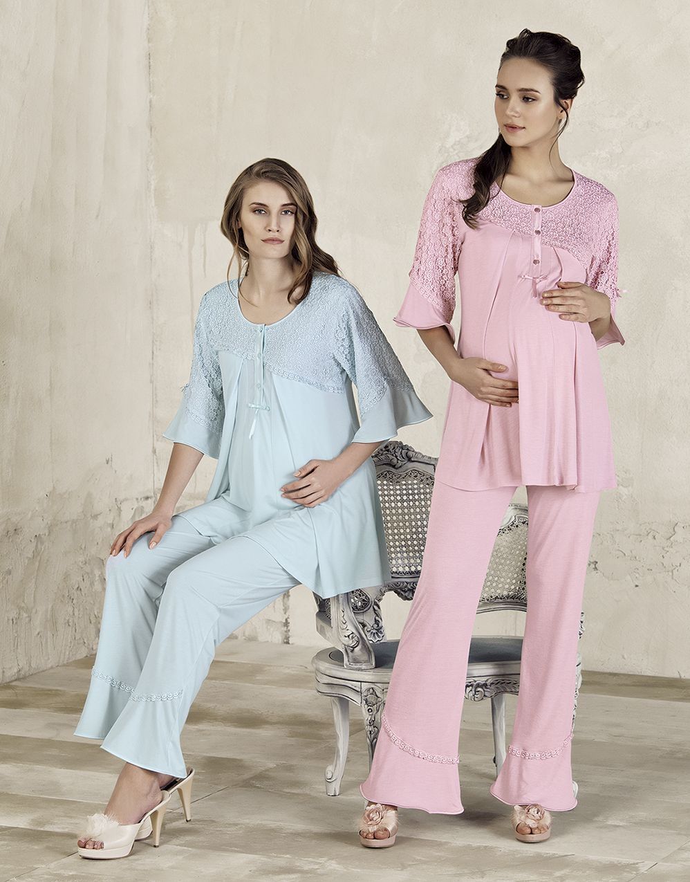 Artış Lohusa Pijama Takım Artış 3301 - Görsel 2