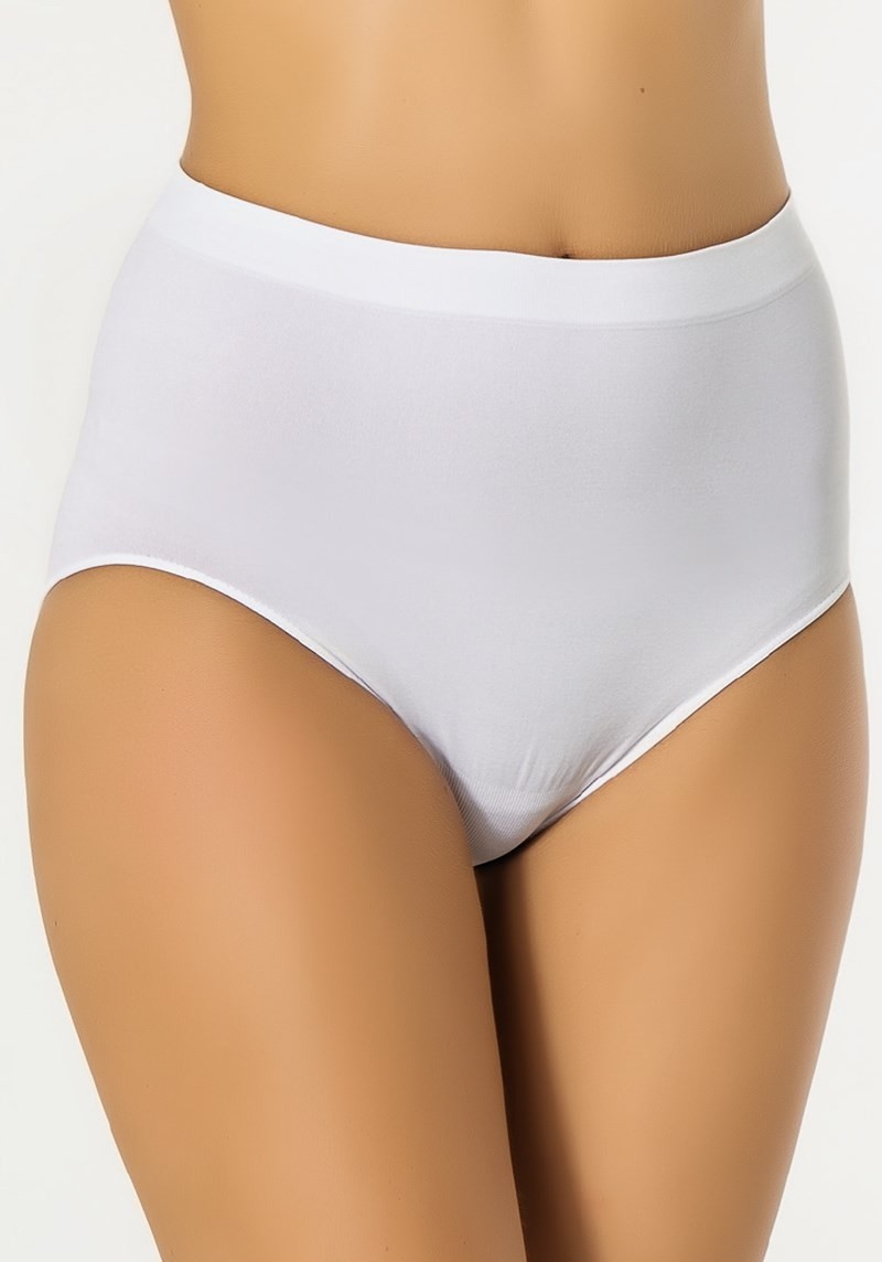 Yüksek Bel Dikişsiz Külot Poliamid Elastan Miss Fit 1008 - Beyaz