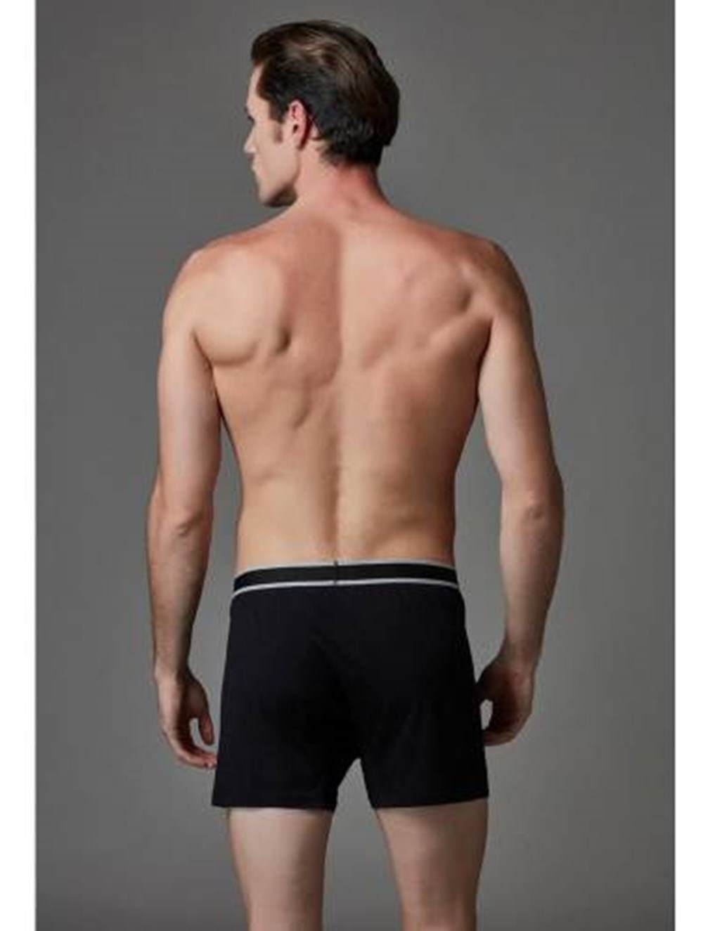 Modal Yumuşak Bel Lastiği Boxer Eros 021 - Siyah