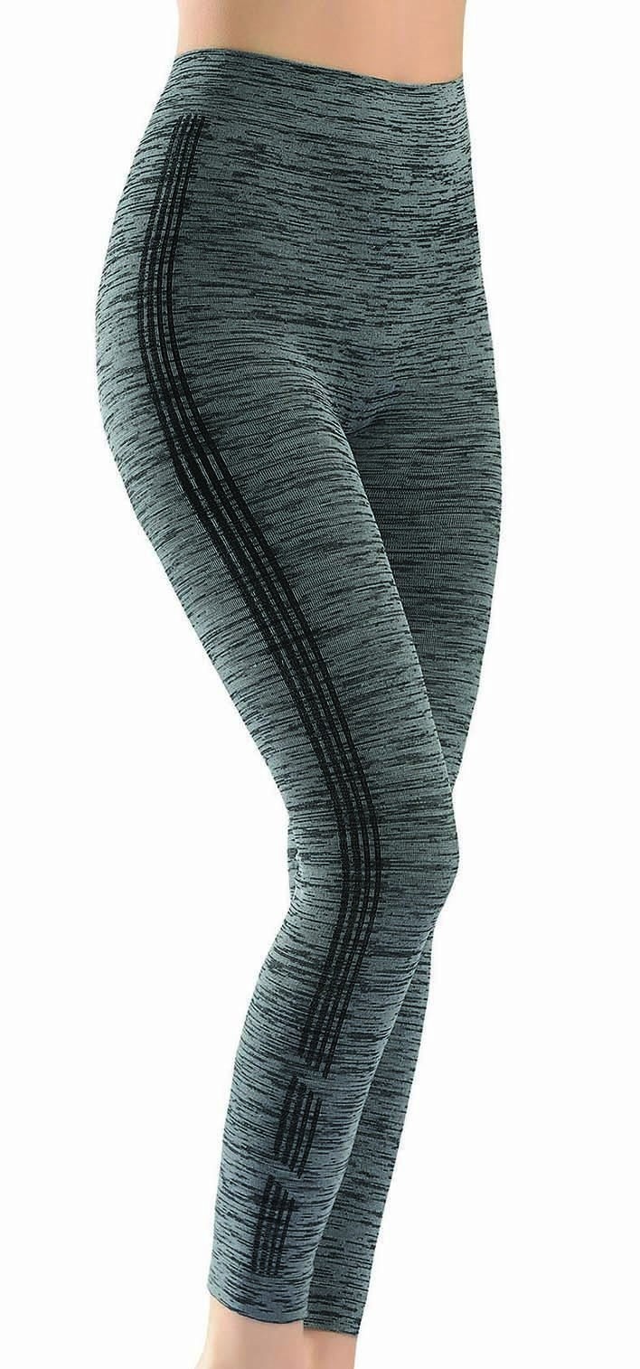 NBB Yüksek Bel Esnek Çizgili Tayt NBB 9363