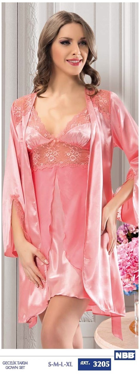 NBB Hafif Pamuklu Gecelik Takım NBB 3205