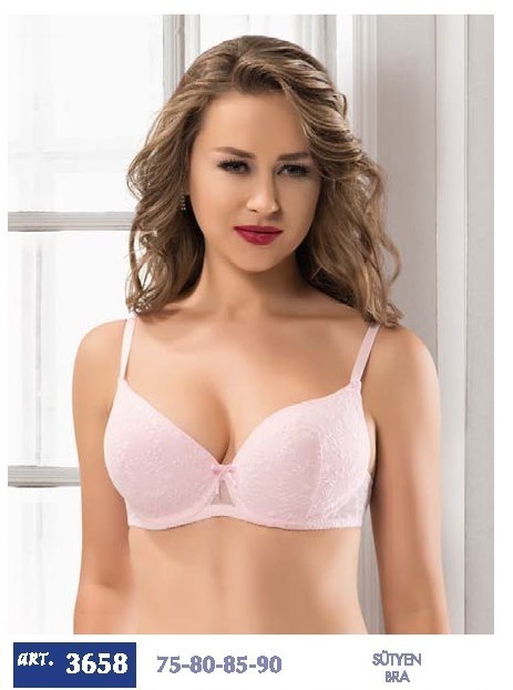 NBB Dantel Detaylı Kaplı Sütyen NBB 3658 - Görsel 2