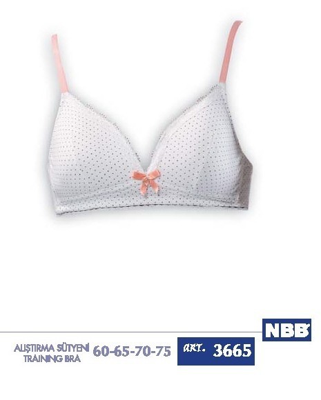 Pamuklu Balensiz Alıştırma Sütyeni NBB 3665 - Görsel