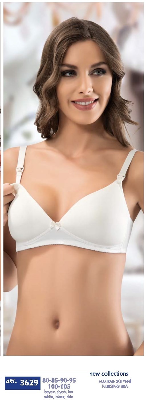 Balensiz Klipsli Emzirme Sütyeni NBB 3629 - Ekru