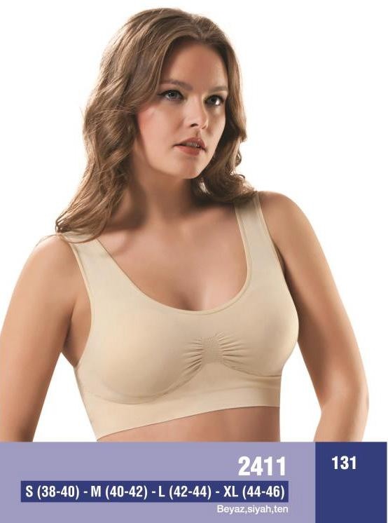 Tam Kap Destekli Toparlayıcı Sütyen NBB 2411 - Ten