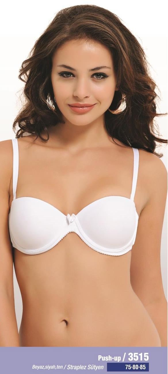 NBB Dantel Detaylı Destekli Straplez Sütyen NBB 3515 - Görsel 2