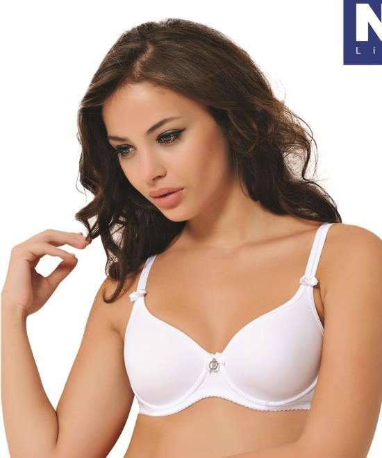 Desteksiz Dantelli Sütyen NBB 3532 - Beyaz