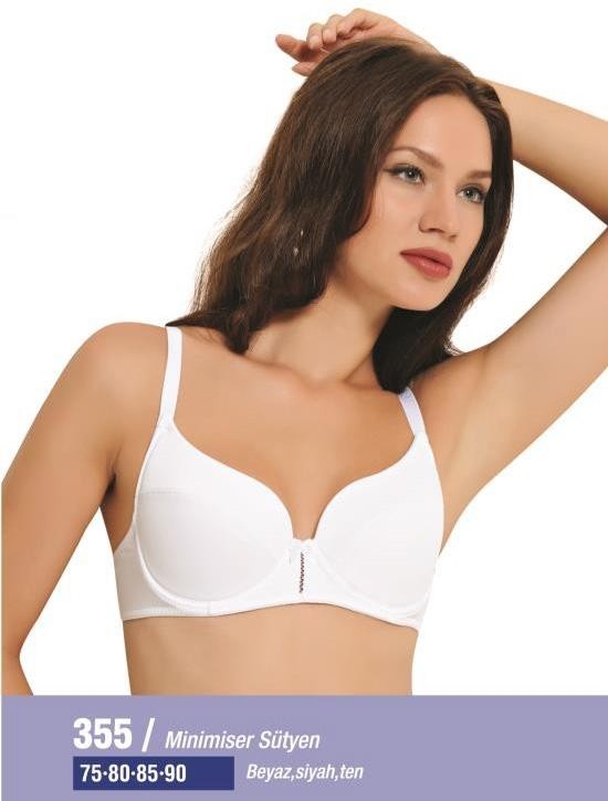 Dantelli ve Astar Kaplı Sütyen NBB 355 - Beyaz