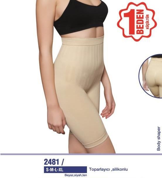 NBB Silikonlu Dikişsiz Vücut Şekillendiren Korse NBB 2481 - Görsel 2