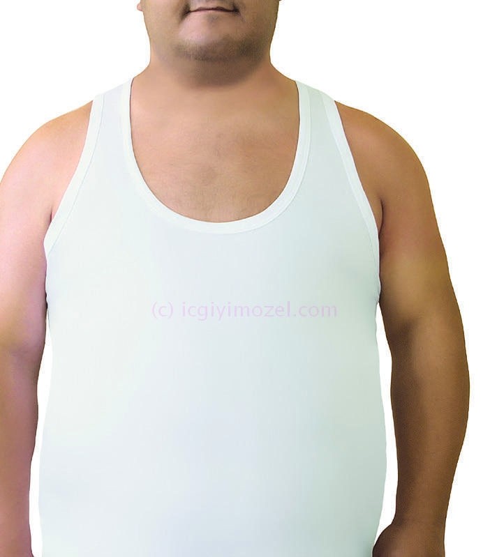 Pamuklu Esnek Erkek Atlet Öztaş 1036 - Beyaz