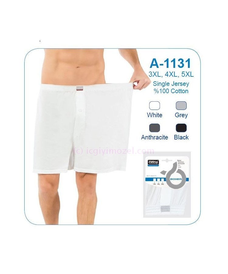 Öztaş Pamuklu Esnek Bel Boxer Öztaş 1131 - Görsel 2