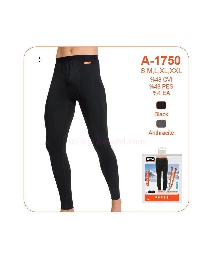 Termal Teknoloji Likralı Uzun Don Öztaş 1750 - Siyah