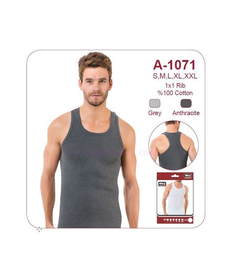 Ribana Yaka Atlet Pamuklu Öztaş 1071 - Antrasit