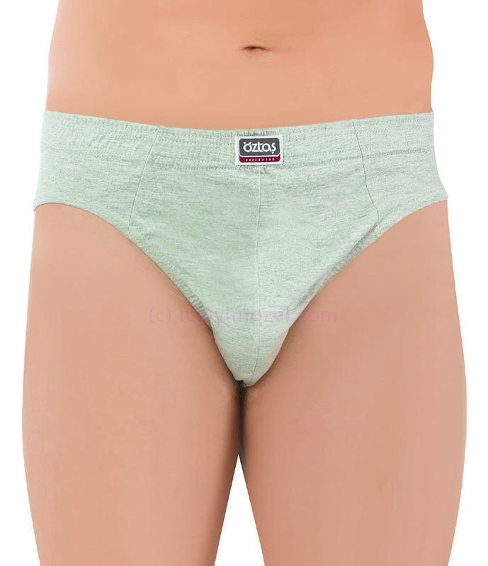 Pamuklu Elastik Kesim Erkek Slip Öztaş 1120 - 3 lü Paket