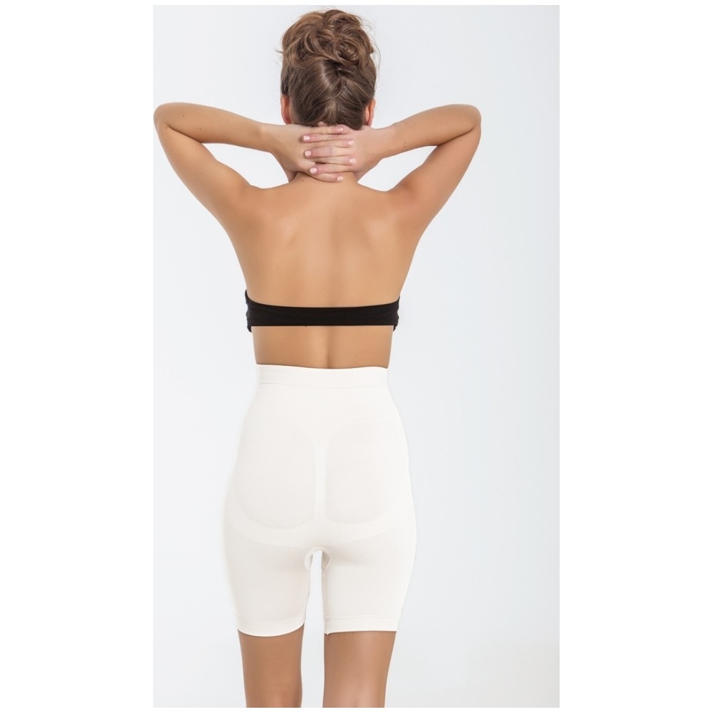 Çiftkat Silikonlu Korse Paçalı Miss Fit 1212 - Beyaz