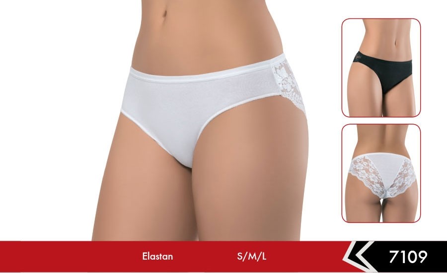 Erdem Yüksek Bel Pamuklu Bikini Külot Karın Desteği Erdem 7109 - Görsel 2