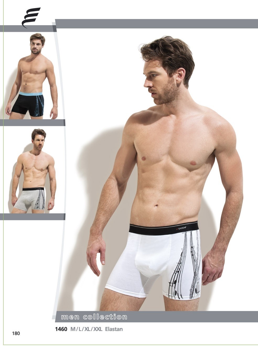 Pamuklu Esnek Bel Lastiği Nereden Boxer Erdem 1460 - Beyaz