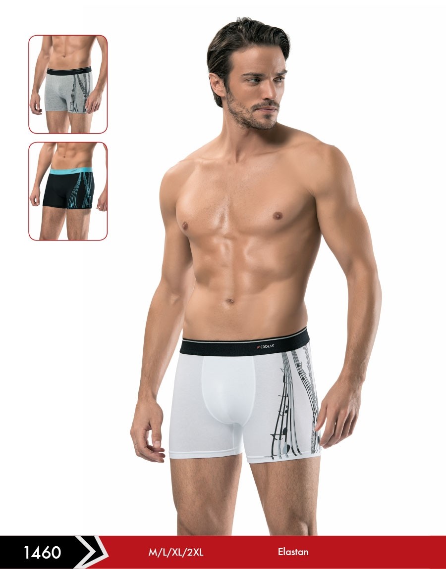 Pamuklu Esnek Bel Lastiği Nereden Boxer Erdem 1460 - Beyaz