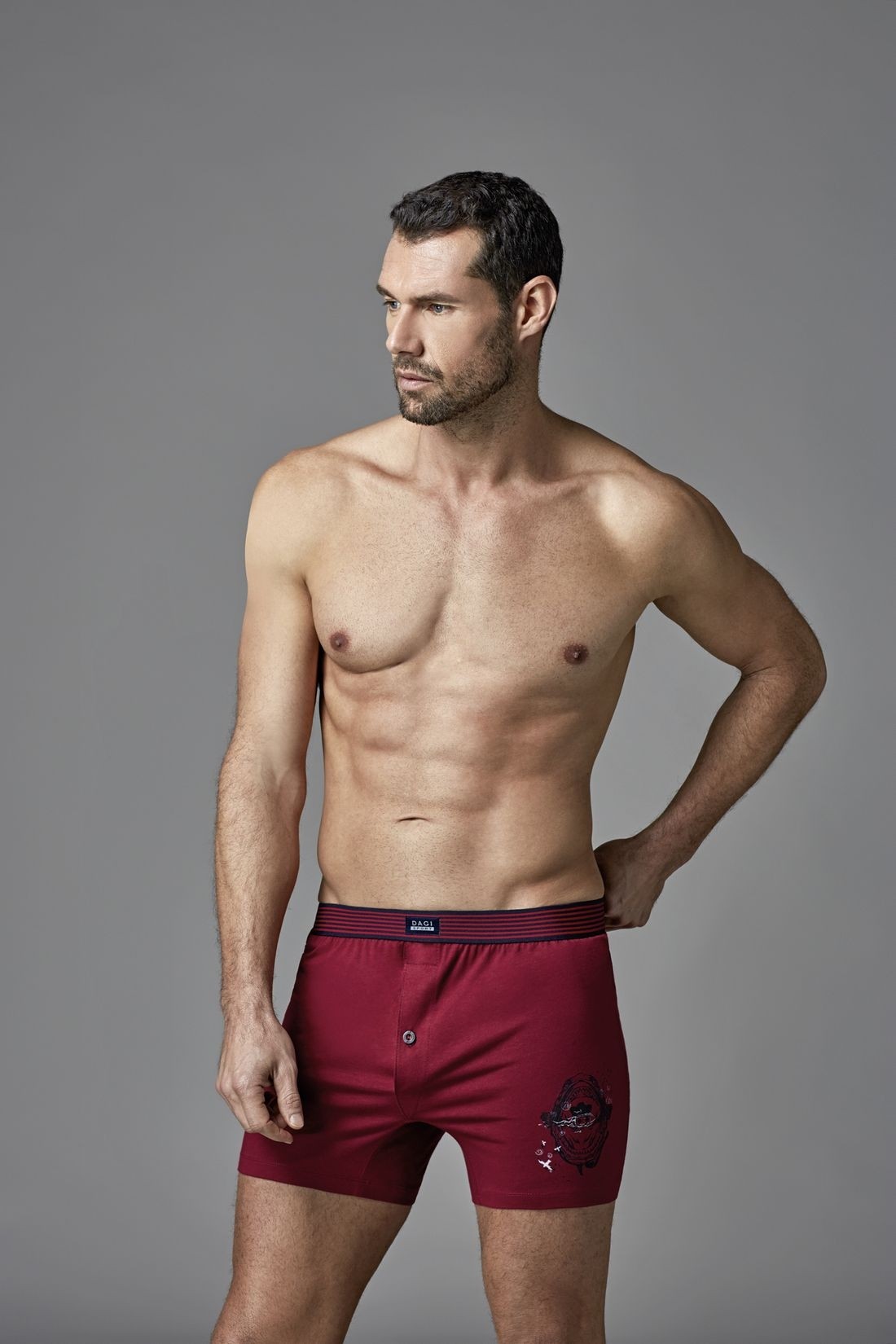 Dagi Pamuklu Esnek Bel Lastiği Baskılı Boxer Dagi 1210 - Görsel 7