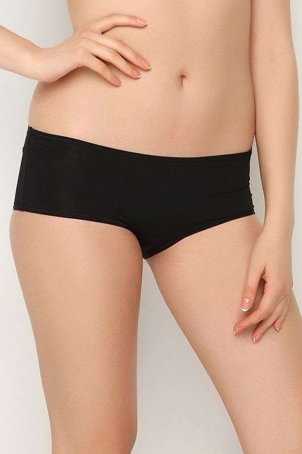 Silikonlu Dikişli Slip Külot NBB 1901 - Siyah