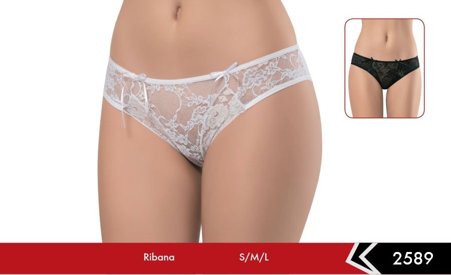 Pamuklu Dikişsiz Bikini Külot Erdem 2589 - Beyaz
