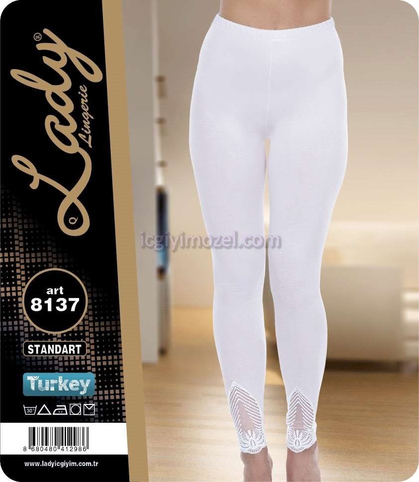 Yüksek Bel Dikişsiz Konforlu Tayt Lady 8137 - Görsel