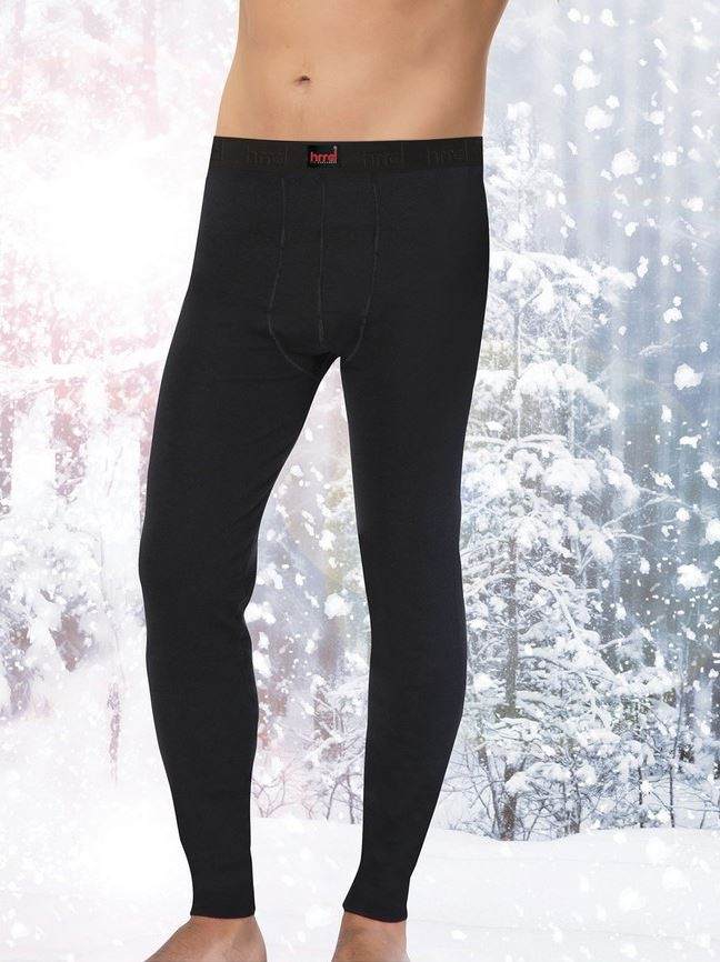 Esnek Kumaşlı Fırçalı Termal Alt HMD 802 - Siyah