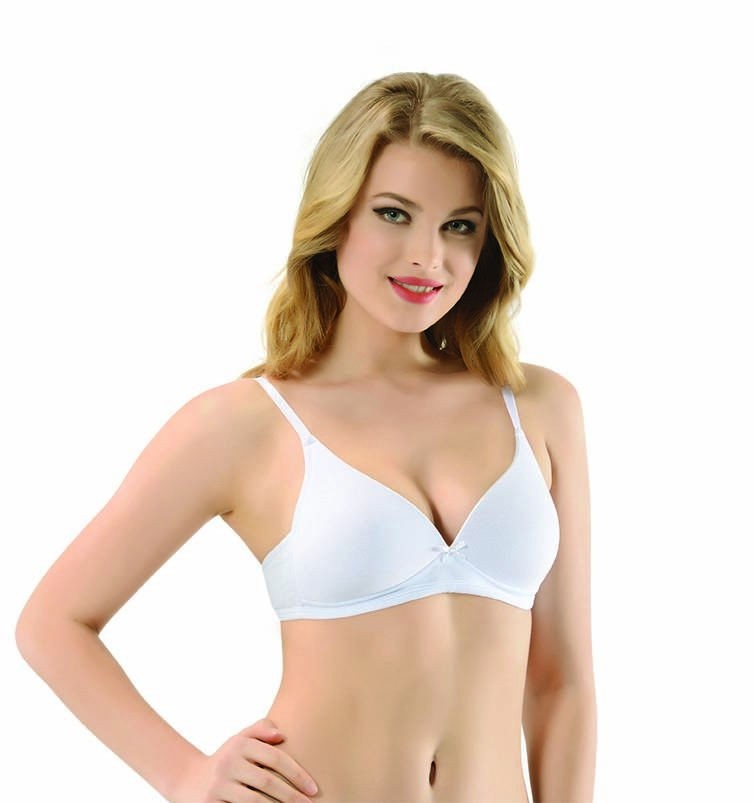 Üçgen Kap Sütyen Çelik Balen Destekli NBB 3680 - Beyaz