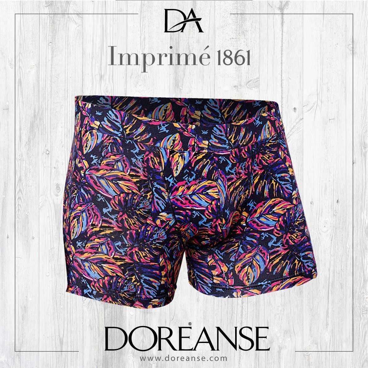 Doreanse Baskılı Modal-Pamuk Erkek Trunk Boxer Doreanse 1861 - Görsel 4