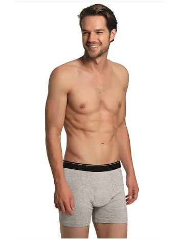 Pamuklu Esnek Bel Lastikli 3’lü Boxer NBB 736