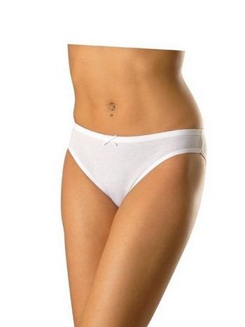 Yüksek Pamuk Oranı Ribana Bikini Külot Anıt 3124