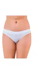 Pamuklu Tüllü Bikini Slip Külot Öztaş 2746