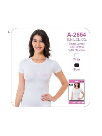 Yarım Kollu Esnek Tek Parça Body Öztaş 2654 - 2