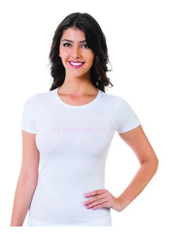 Yarım Kollu Esnek Tek Parça Body Öztaş 2654