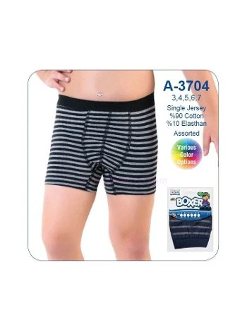 Pamuklu Esnek Çizgili Boxer Öztaş 3704 - 2