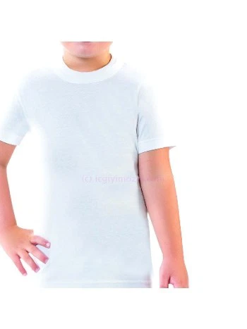 Pamuklu Sıfır Yaka Erkek Çocuk Atlet Öztaş 3003