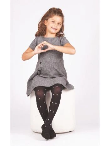 Yüksek Pamuk Oranı Kaydırmaz Çocuk Külotlu Çorap Daymod 2122078