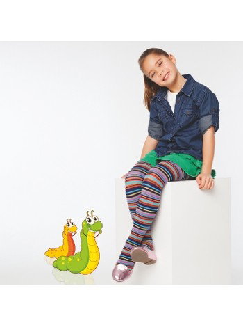 Yüksek Pamuklu Kaydırmaz Taban Çocuk Külotlu Çorap Daymod 2123013