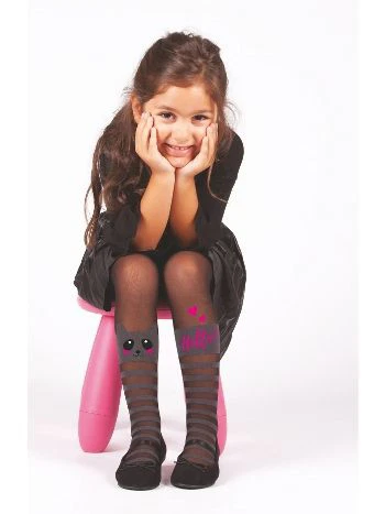 Yüksek Pamuk Oranı Kaydırmaz Taban Çocuk Külotlu Çorap Daymod 2125093