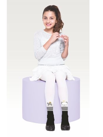 Yüksek Pamuk Oranı Kaydırmaz Taban Çocuk Külotlu Çorap Daymod 2125089