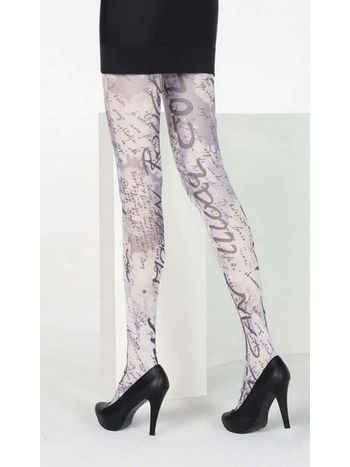 Düşük Denye Desenli Külotlu Çorap Daymod 112031