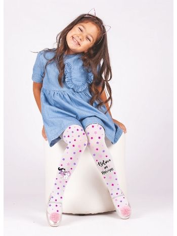 Yüksek Pamuklu Kaydırmaz Çocuk Külotlu Çorap Daymod 2125096